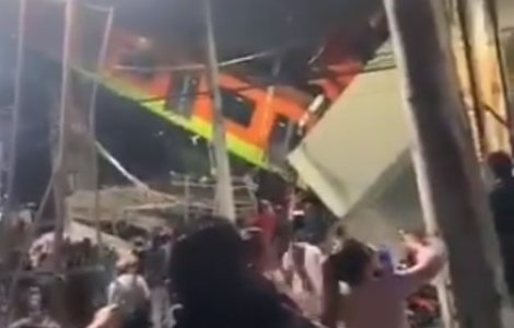 Accident pe o linie de metrou în Ciudad de Mexico soldat cu cel puțin 13 morți și 70 de răniți