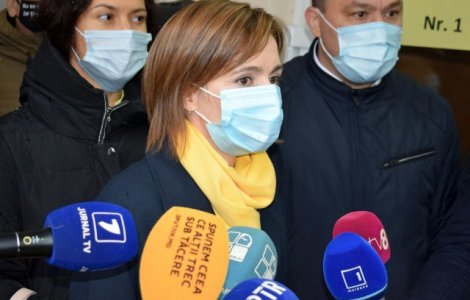Maia Sandu s-a vaccinat anti-Covid-19. Ce ser a primit liderul de la Chișinău
