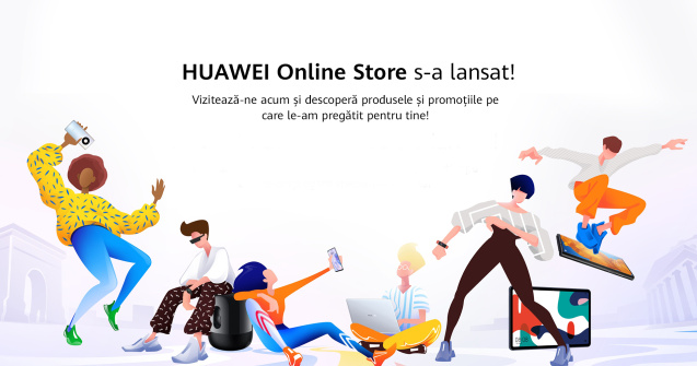 Huawei a lansat www.huaweistore.ro: vouchere de 6.000 de lei