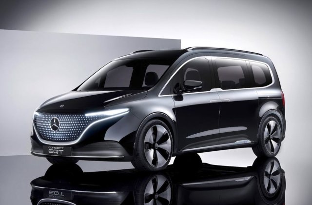 Conceptul Mercedes-Benz EQT a debutat oficial. Anunță lansarea unei autoutilitare urbane cu zero emisii