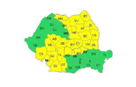 Cod galben de ploi si ninsoare