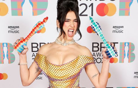 Dua Lipa a fost desemnată câștigătoarea galei Brit Awards 2021