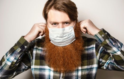 STUDIU: Bărbații cu barbă sunt mai predispuși să se infecteze cu COVID-19