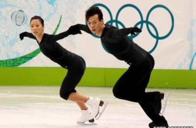 Patinaj artistic: China, la primul aur olimpic in proba de perechi
