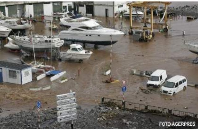 Situatie dramatica pe insula portugheza Madeira, afectata de ploi torentiale