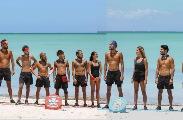 VIDEO Survivor România 2021, marea unificare. Cum au arătat Faimoșii și Războinicii la petrecere. Maria i-a lăsat fără glas pe colegi