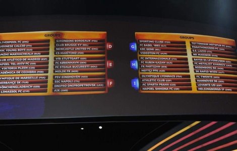 Europa League: Pandurii Tg. Jiu, in grupa E, cu Fiorentina, Dnepr si Pacos Ferreira
