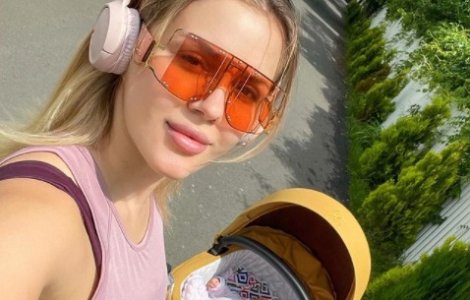 Emily Burghelea, la 8 săptămâni după naștere! Vedeta arată incredibil