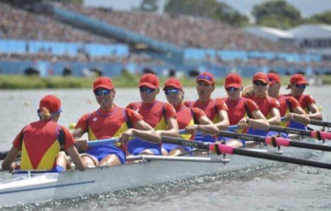 Echipajul feminin de 8+1 al Romaniei, argint la CM de canotaj
