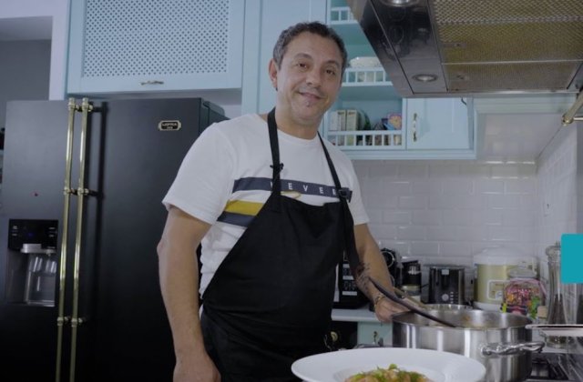 Chef Sorin Bontea, filmat într-o ipostază neașteptată. „Vremea asta mă inspiră!”
