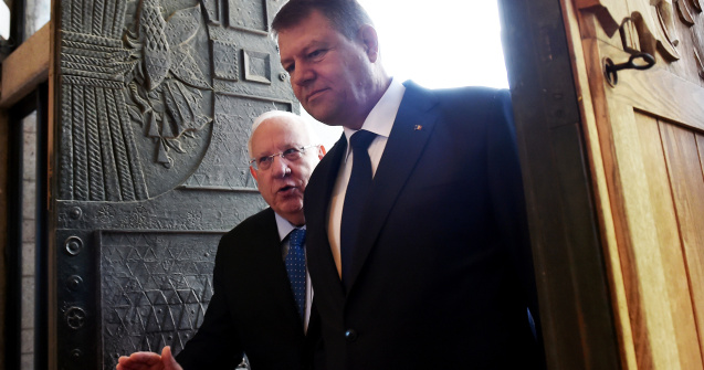 Klaus Iohannis îl va primi astăzi, la Cotroceni, pe președintele Israelului