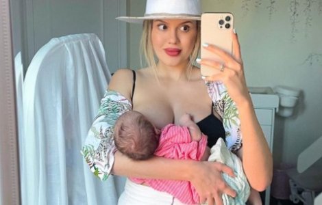 „Mami și tati au ieșit în oraș!” Cu cine a rămas acasă fetița lui Emily Burghelea