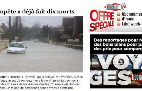 Furtuna Xynthia a devastat Franta si Peninsula Iberica