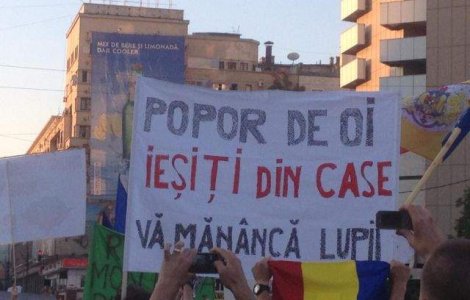 Protestele contra proiectului Rosia Montana au continuat si marti