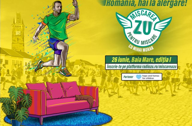 România, hai la alergare! Împreună facem „Mișcarea ZU. Mișcarea pentru Mișcare”!