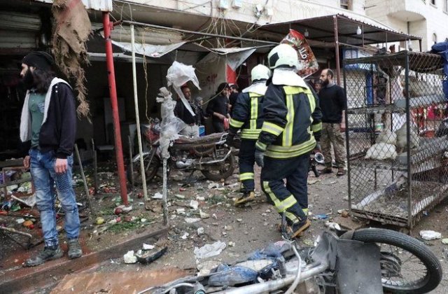 Siria: Cel puțin 16 morți &icirc;n tiruri de artilerie, inclusiv asupra unui spital din orașul Afrin