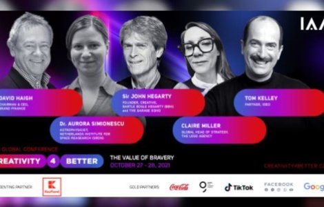 Conferința globală IAA „Creativity4Better” revine în 2021 cu cea de-a 5-a ediție Tema ediției din 2021: The Value of Bravery 