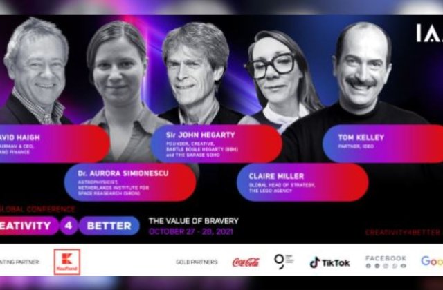 Conferința globală IAA „Creativity4Better” revine în 2021 cu cea de-a 5-a ediție Tema ediției din 2021: The Value of Bravery 