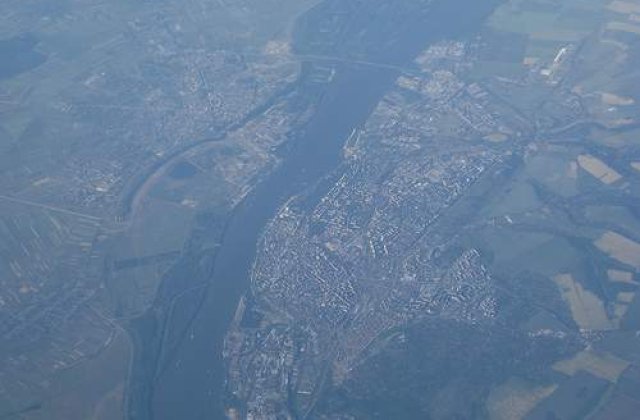 Dunarea a inundat sute de hectare de teren in judetul Giurgiu