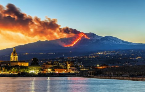 VIDEO: Vulcanul Etna a erupt din nou!