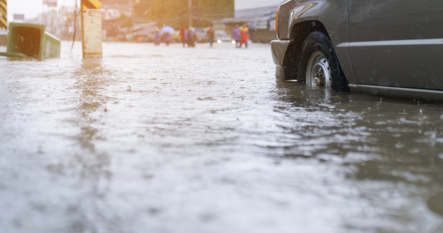 VIDEO: Râul Putna s-a revărsat și a inundat drumurile și casele oamenilor