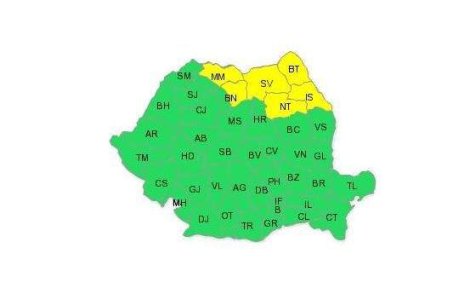 Vreme rece in weekend, cu temperaturi de pana la -12 grade