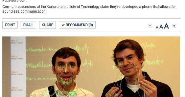 Tehnologie silentioasa: Telefonul care "iti citeste pe buze"