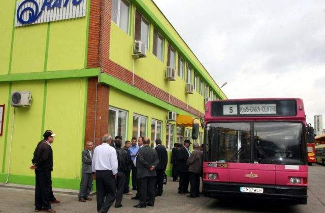 Protest spontan la RATC Constanta: Autobuzele nu au fost scoase pe traseu