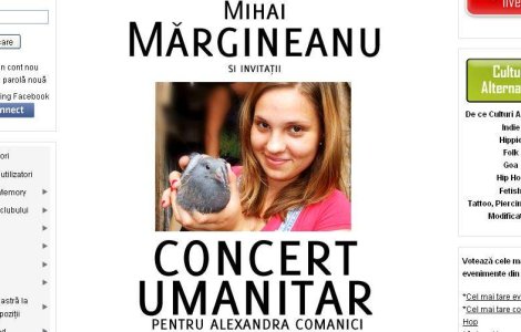 Mihai Margineanu, concert umanitar pentru Alexandra Comanici