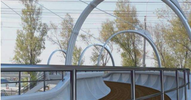  Foto  Mazare construieste pasarele pietonale pentru turistii din Mamaia