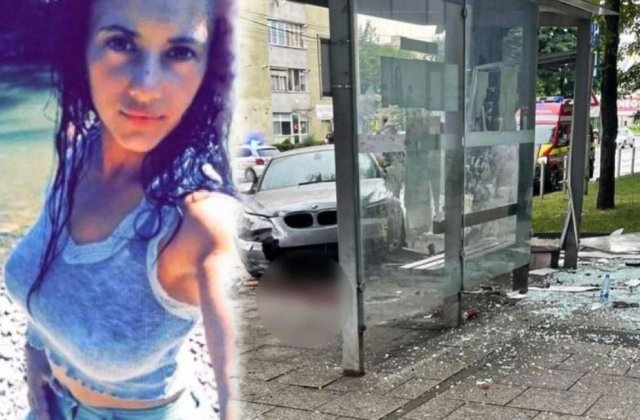 A murit Denisa, fata spulberată de un tânăr cu BMW în stația de autobuz, la Baia Mare
