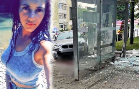 A murit Denisa, fata spulberată de un tânăr cu BMW în stația de autobuz, la Baia Mare