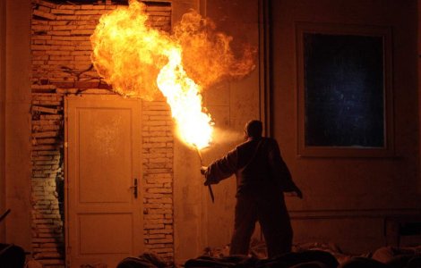 Incendiu la o fabrica de mobila din Bucuresti