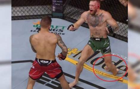 VIDEO Conor McGregor, accidentare serioasă în meciul cu Dustin Poirier de la UFC 264. Irlandezul a părăsit ringul pe targă!