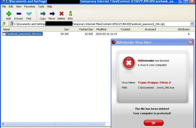 Atentie: Parola de Facebook vine cu un troian!