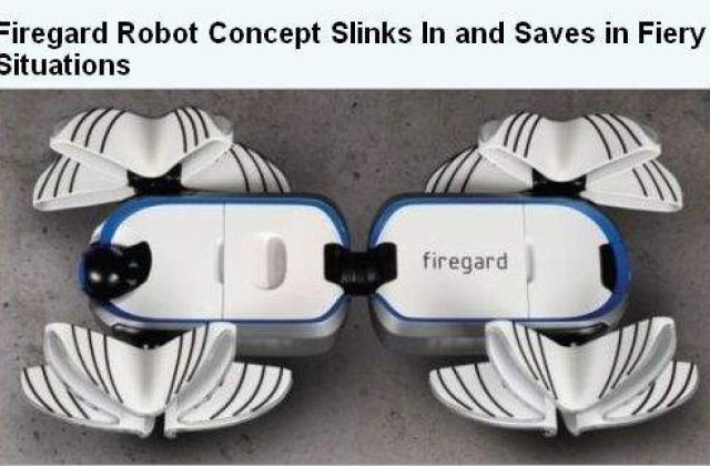 S-a inventat cel mai tare pompier- robot!