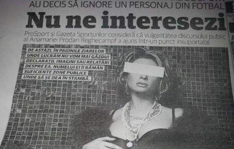 Anamaria Prodan, boicotata de ziare dupa un mesaj socant