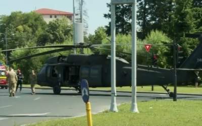 VIDEO Un elicopter militar al...