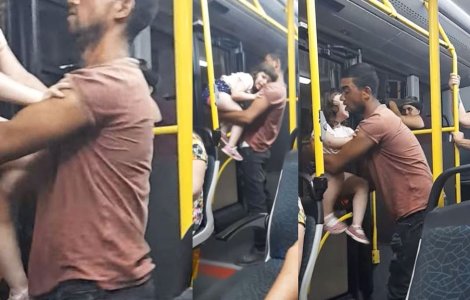 VIDEO Incident suspect în Brăila, într-un autobuz. Posibila răpire a unei minore, filmată și distribuită pe internet