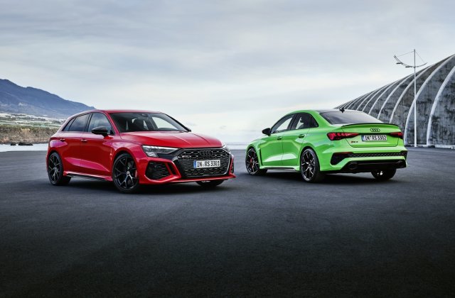 Noua generație Audi RS3 Sportback și Sedan: 400 CP și sistem de vectorizare a cuplului