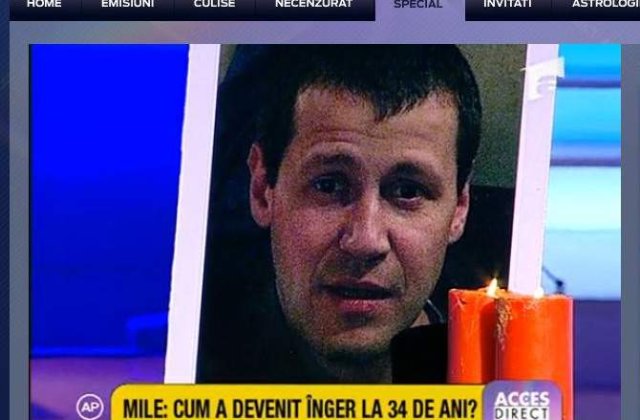Gafa morbida la Antena 1 in privinta lui Mile Carpenisan