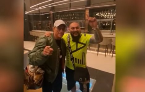 Dani Mocanu, dedicație pentru Jean-Claude Van Damme! Cum au fost surprinși cei doi / VIDEO