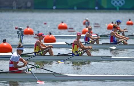 VIDEO Canotaj - JO 2020: Echipajele de dublu vâsle ale României, calificate în semifinale la Tokyo