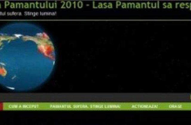 "Ora Pamantului" stinge luminile in toata lumea