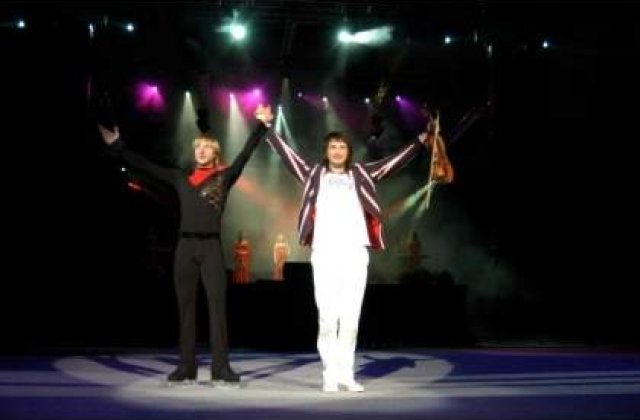 Evgeni Plushenko se pregateste pentru spectacolul de la Bucuresti