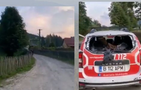 VIDEO Mafia lemnului nu are niciun Dumnezeu. Un bărbat și fiica lui au fost atacați cu o scândură plină de cuie