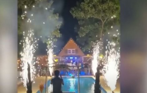 VIDEO Infern la o nuntă din Dolj. Patru oameni, răniți de artificii/ Prietenul mirilor este în stare critică la spital