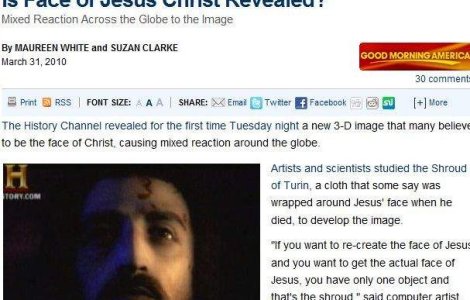  Video  Imaginea lui Iisus, recreata 3D