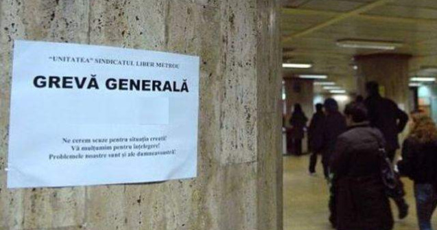  Update  Greva suspendata la metrou