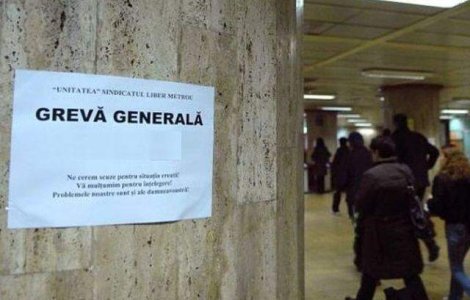  Update  Greva suspendata la metrou